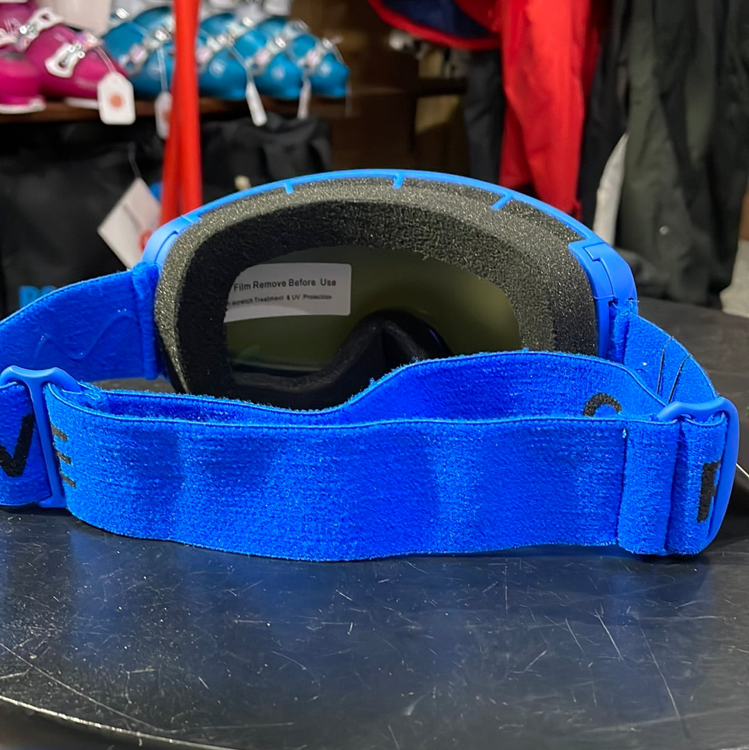 Snow Goggles CARVE CLINGON Blue w/Yellow Lens, Grey Magnetic