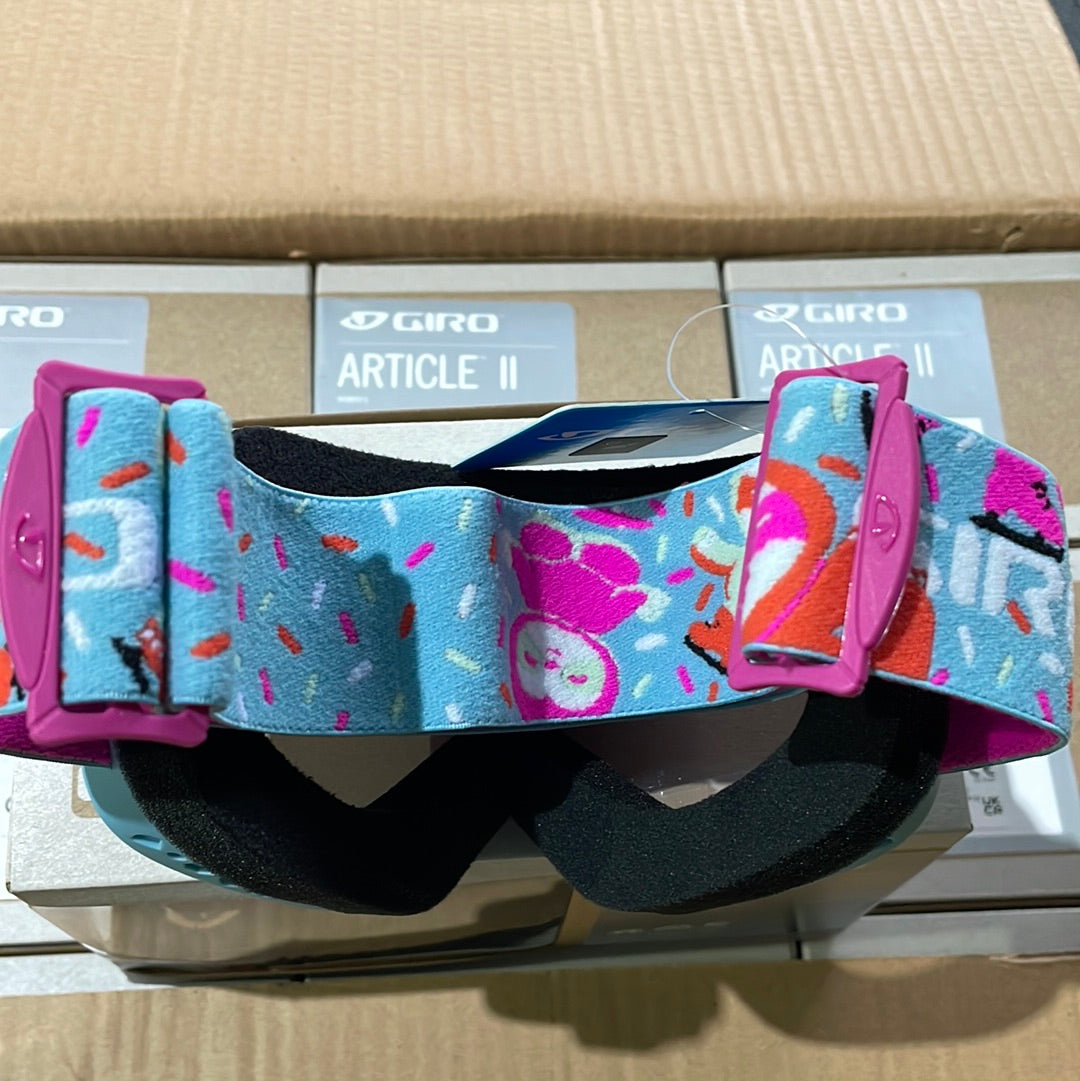 Snow Goggles CHICO 2 GIRO Light Harbour Blue Kids Goggles