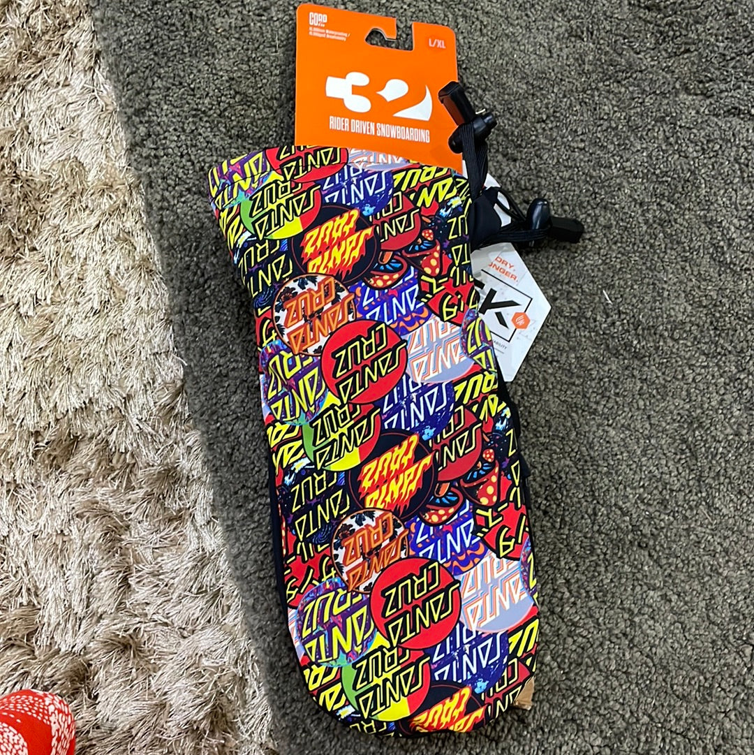 Snow Mitt THIRTYTWO SANTA CRUZ Mitt - Black/Red