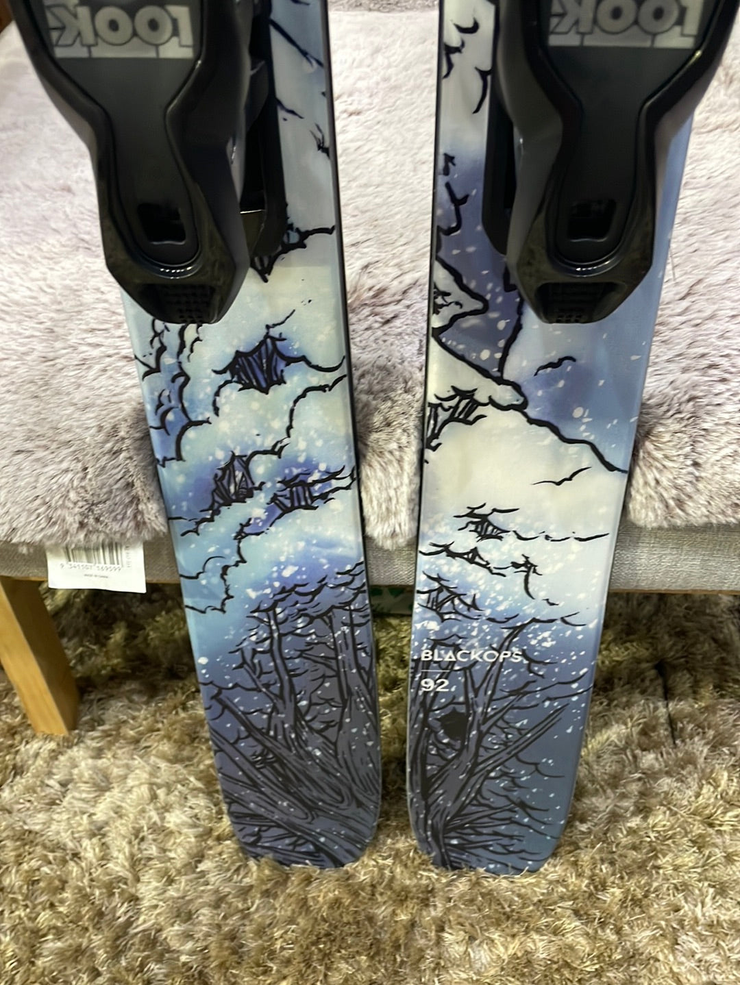 Skis BLACKOPS 92 Skis 156cm & Bindings Bundle