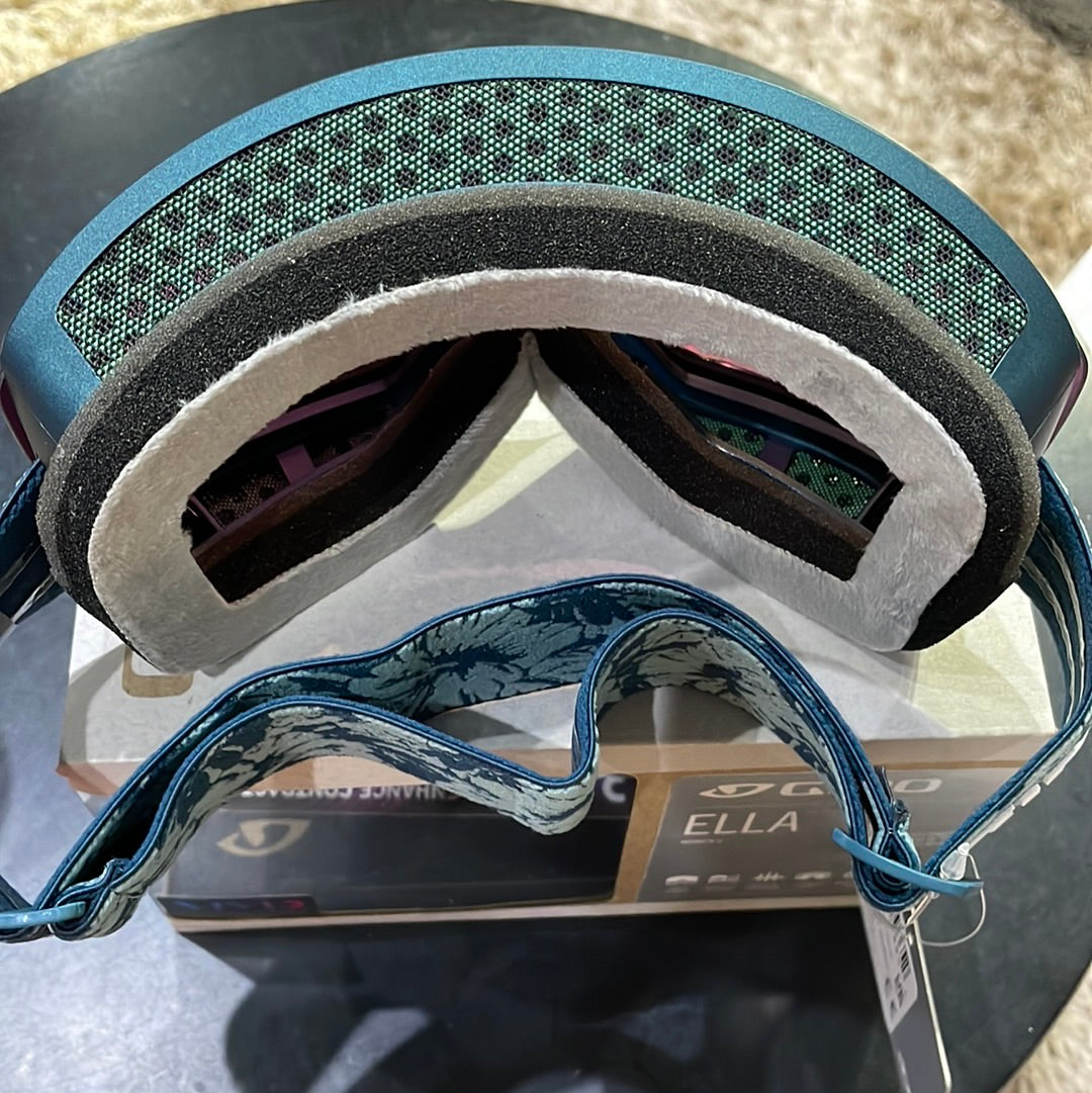Snow Goggles ELLA GIRO Mineral Botanical / Vivid Pink + Infrared ( 2 x lenses)