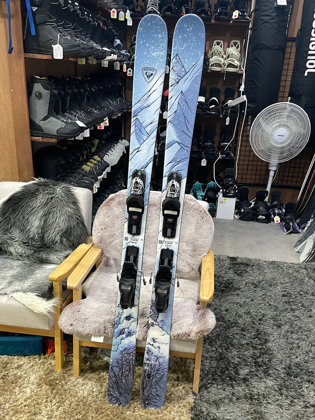 Skis BLACKOPS 92 Skis 156cm & Bindings Bundle