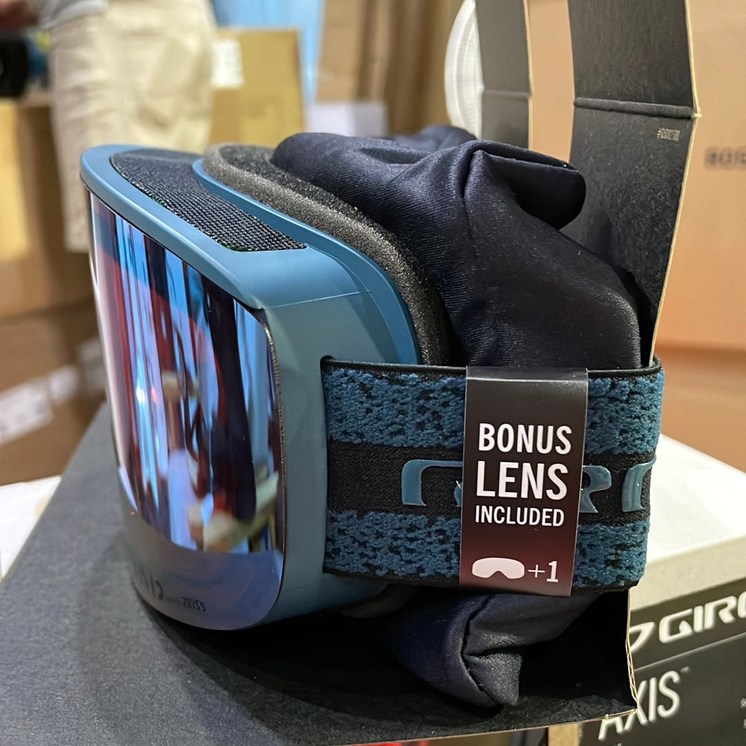 Snow Goggles AXIS GIRO Harbour Blue Expedition /Vivid Royal + Infrared ( 2 x lenses)