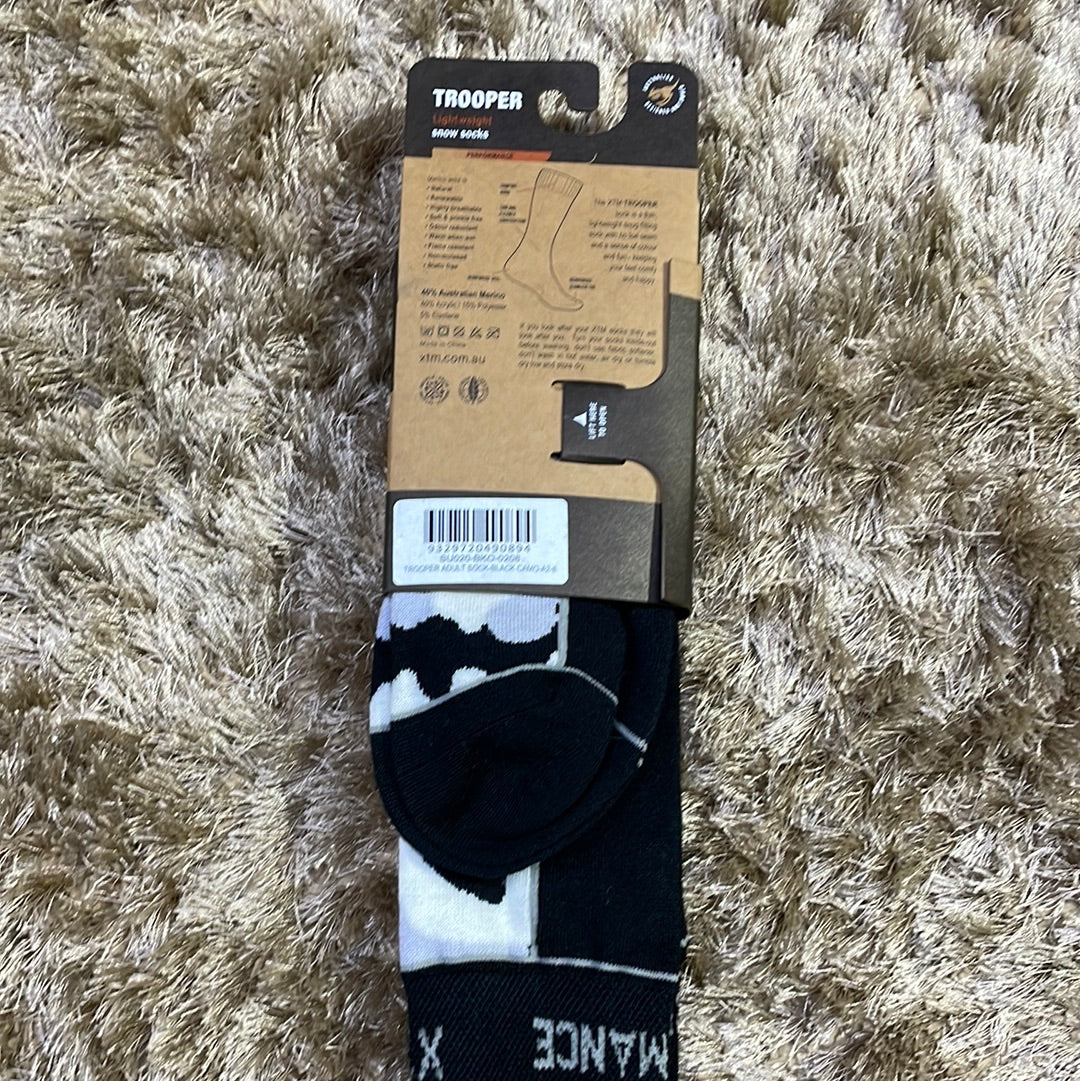 Snow Socks TROOPER XTM Adult Socks-Camo
