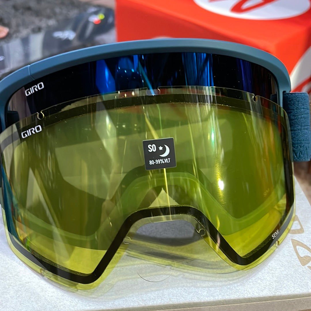 Snow Goggles SEMI GIRO Harbour Blue/ Grey Cobalt + Yellow