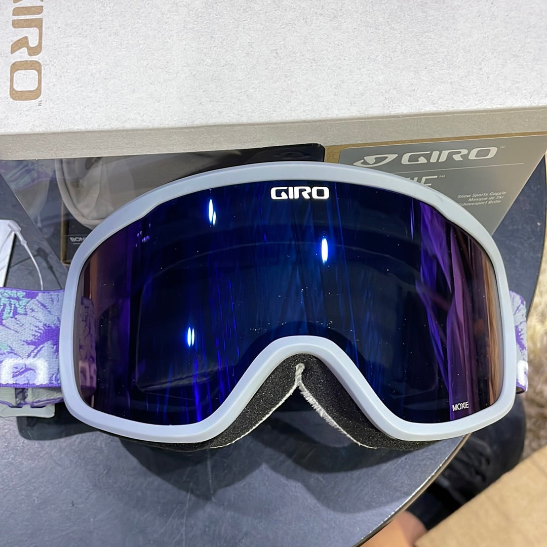Snow Goggles MOXIE GIRO Grey Botanical / Ultra Black + Yellow (2X LENSE)