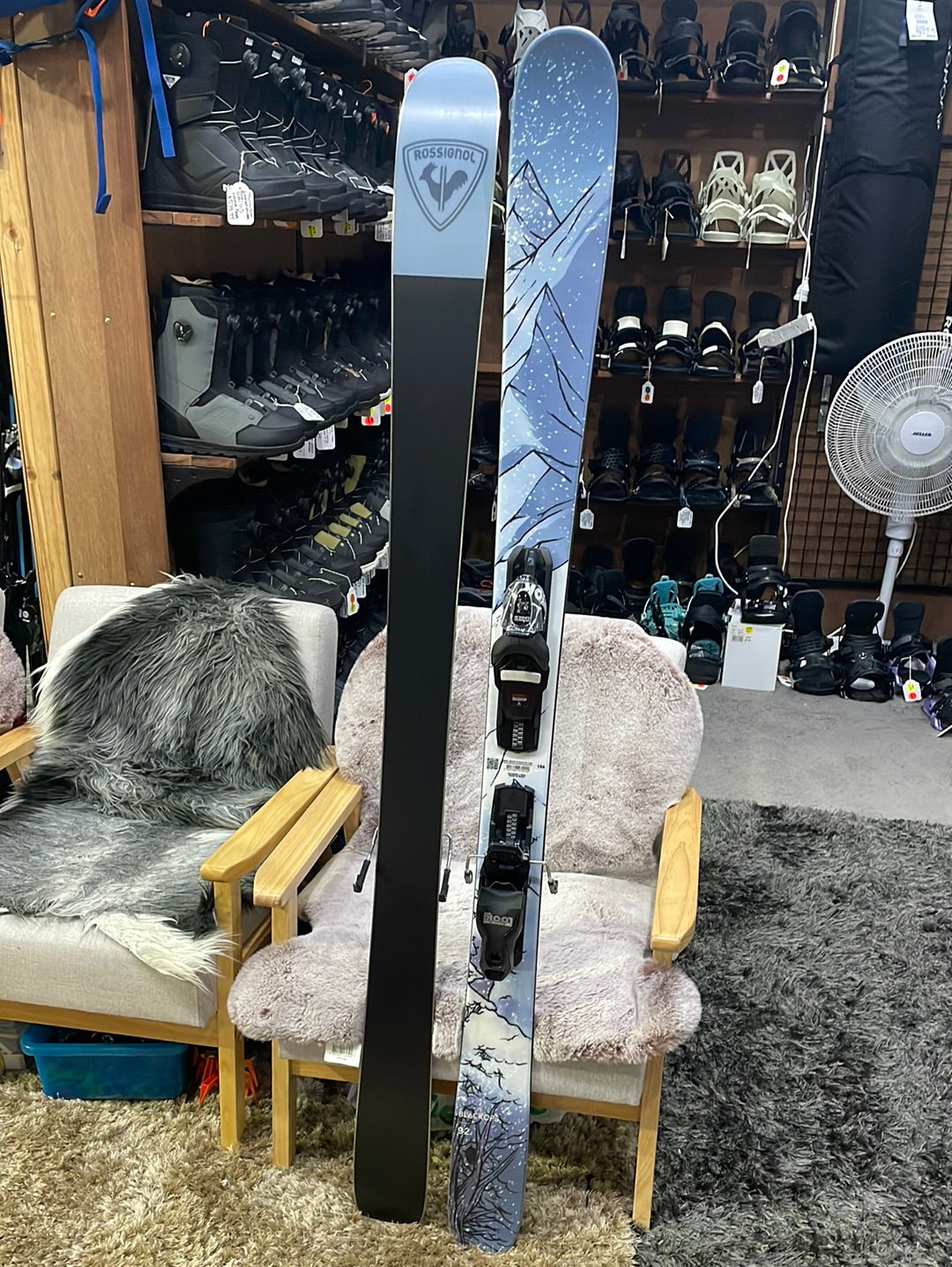 Skis BLACKOPS 92 Skis 156cm & Bindings Bundle