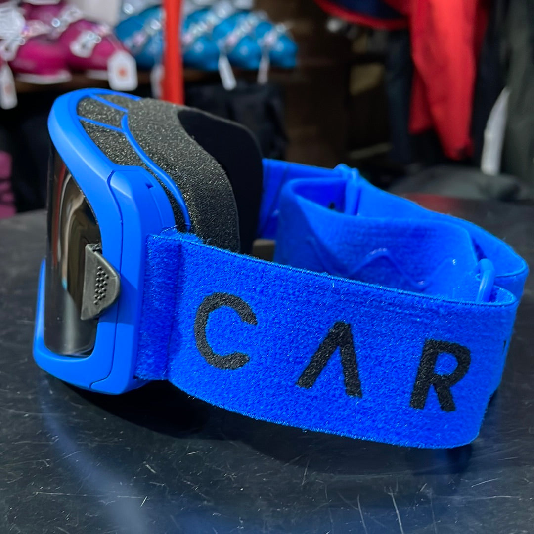 Snow Goggles CARVE CLINGON Blue w/Yellow Lens, Grey Magnetic