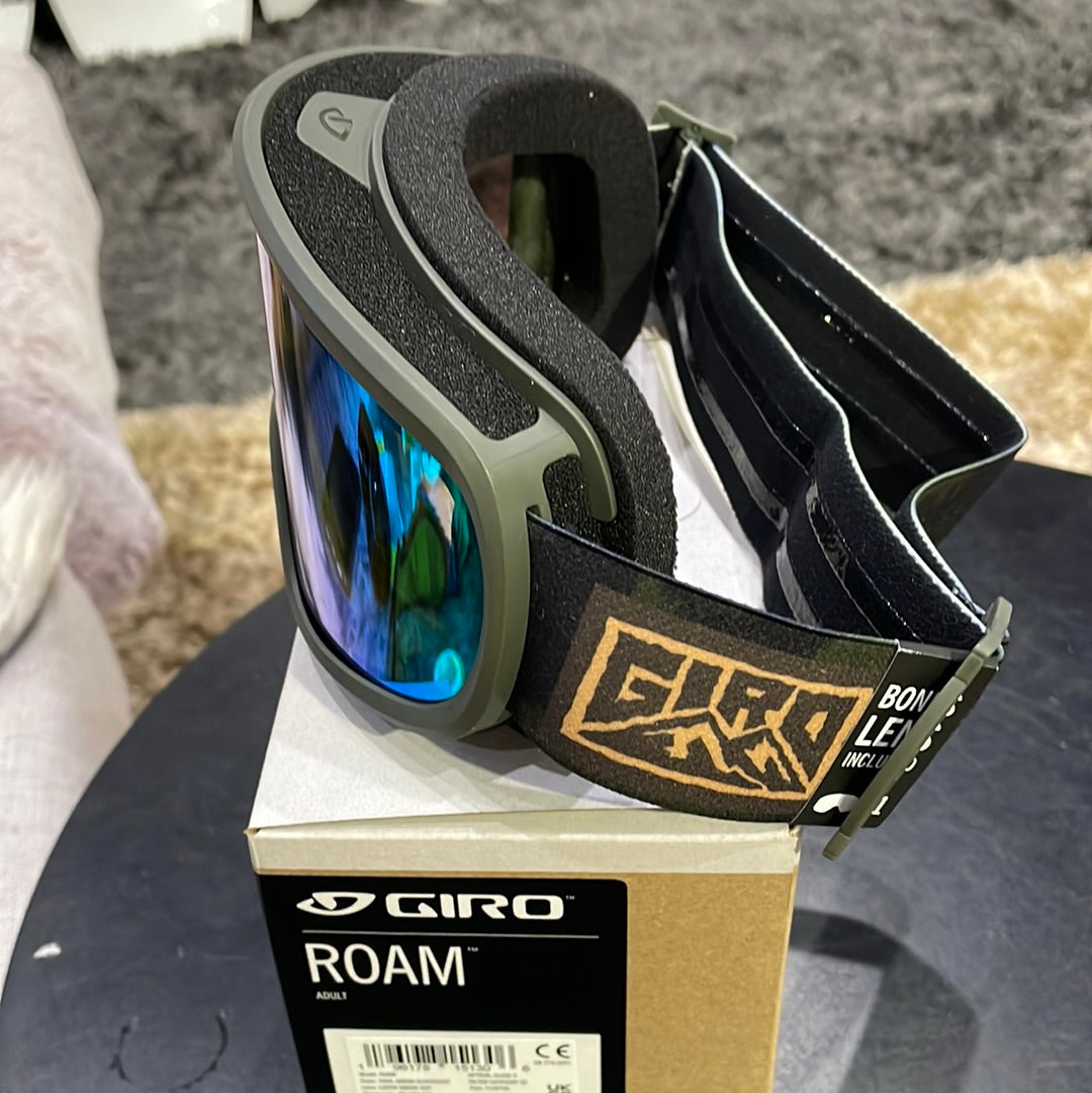 Snow Goggles ROAM GIRO Trail Green Cloud Dust / Loden Green + Yellow (2X LENSE)