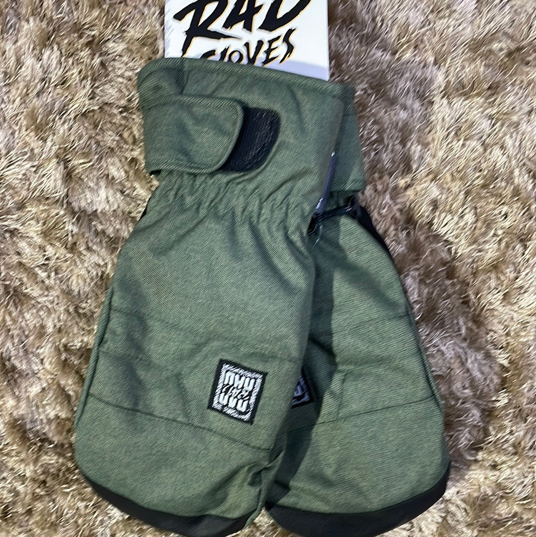 Snow Mitt RAD WEEKENDER Mitten- Gum Green