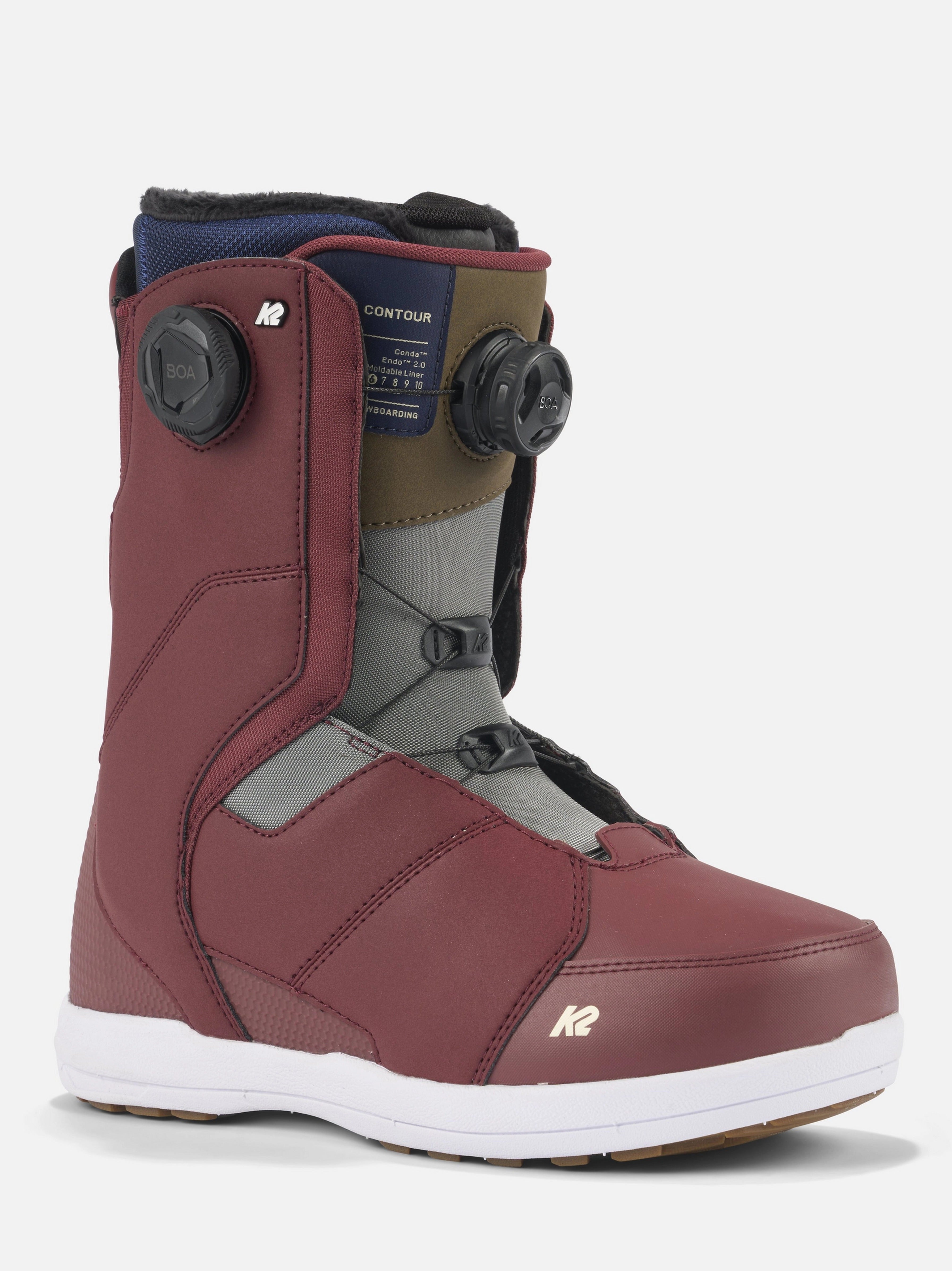 Snowboard Boots K2 CONTOUR Double Boa, Womens- Co-Ed