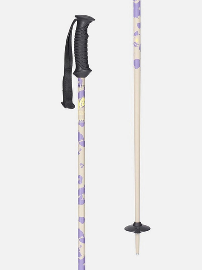 Ski Poles K2 Style, Aluminum Ski Poles - Taupe