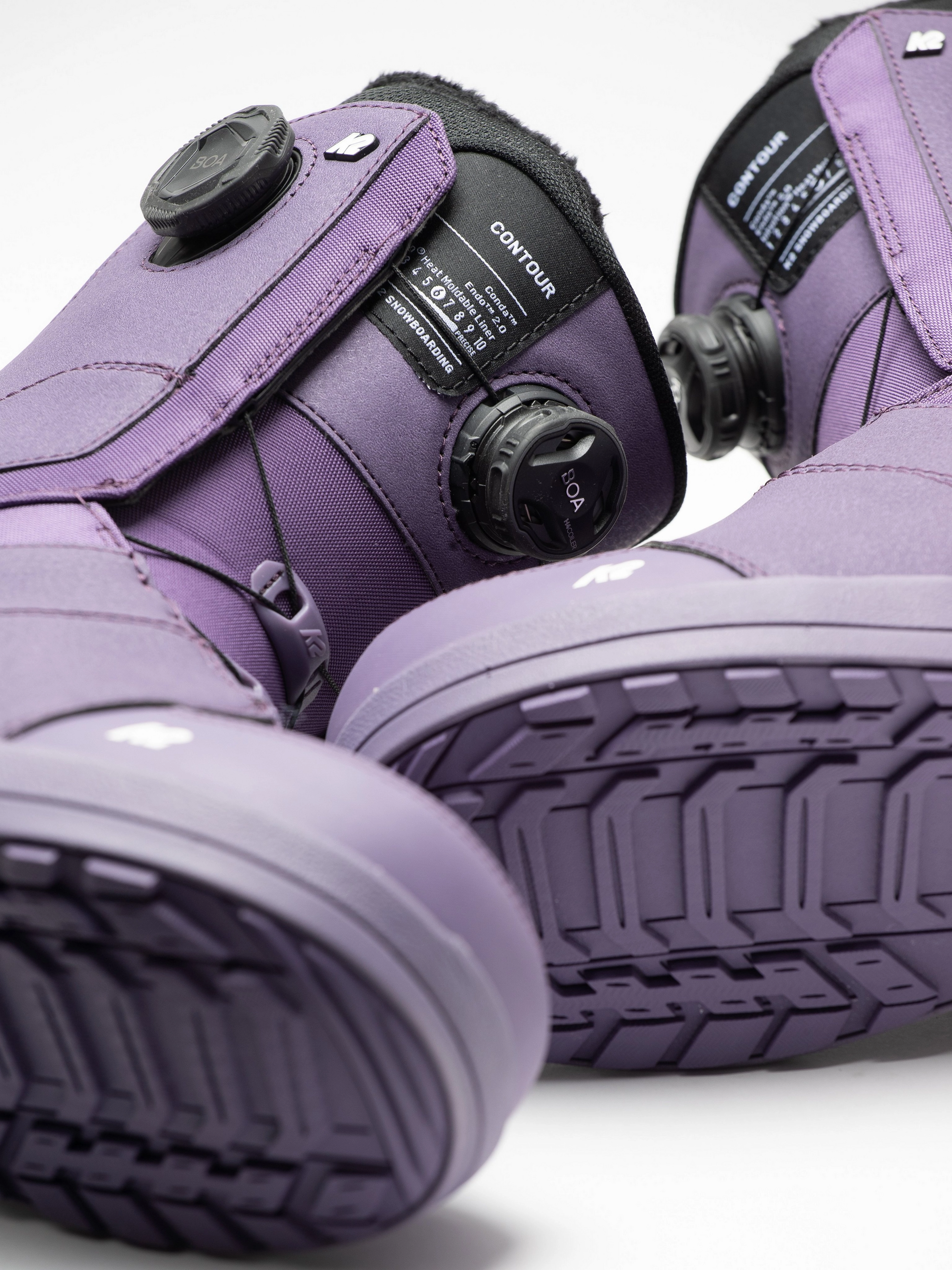 Snowboard Boots K2 CONTOUR Double Boa, Womens -Purple Haze 2025
