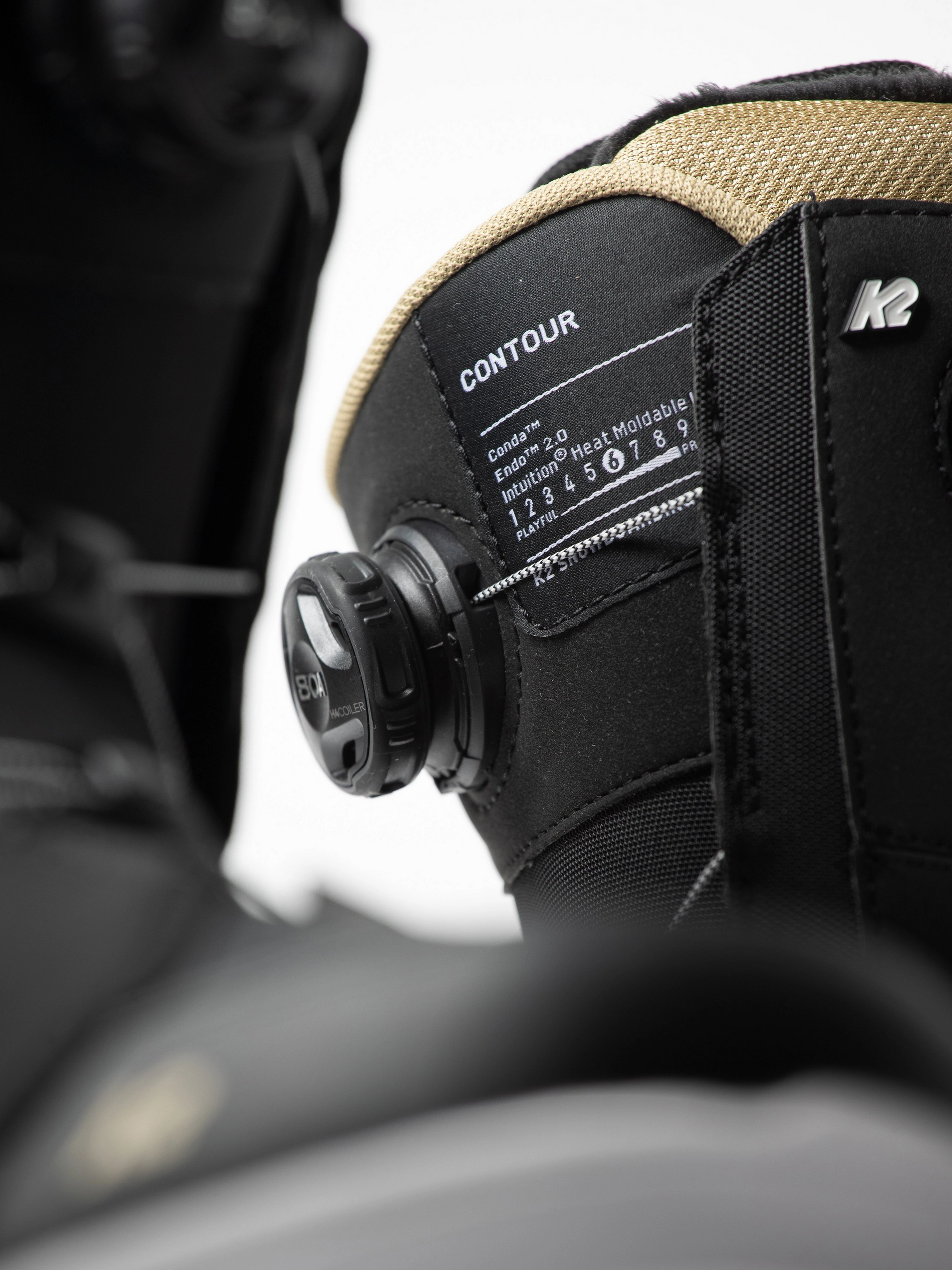 Snowboard Boots K2 CONTOUR Double Boa, Womens -Black 2025