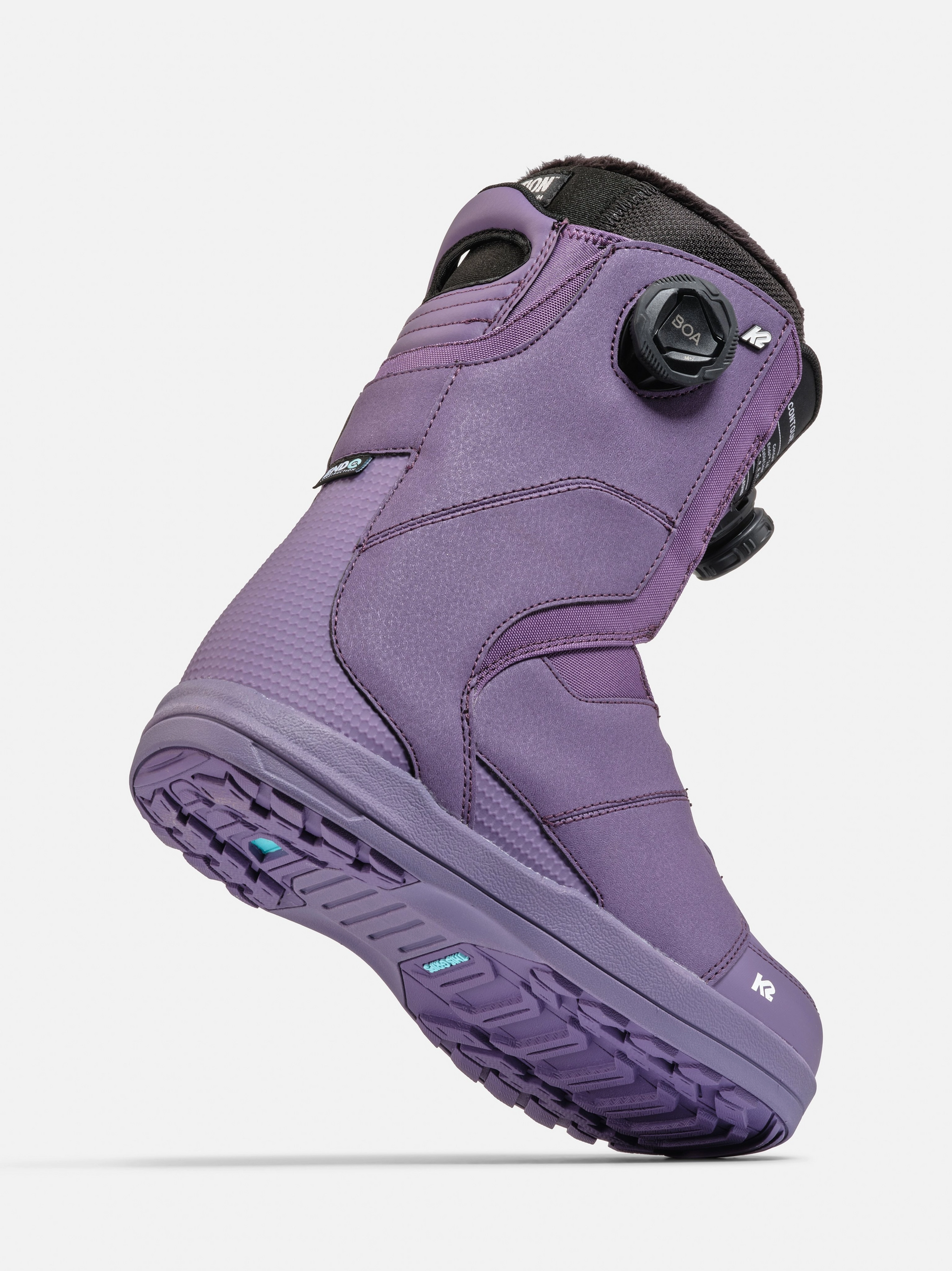 Snowboard Boots K2 CONTOUR Double Boa, Womens -Purple Haze 2025
