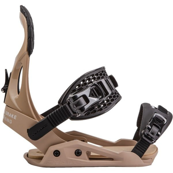 Snowboard Bindings DRAKE KING - Black & Sand