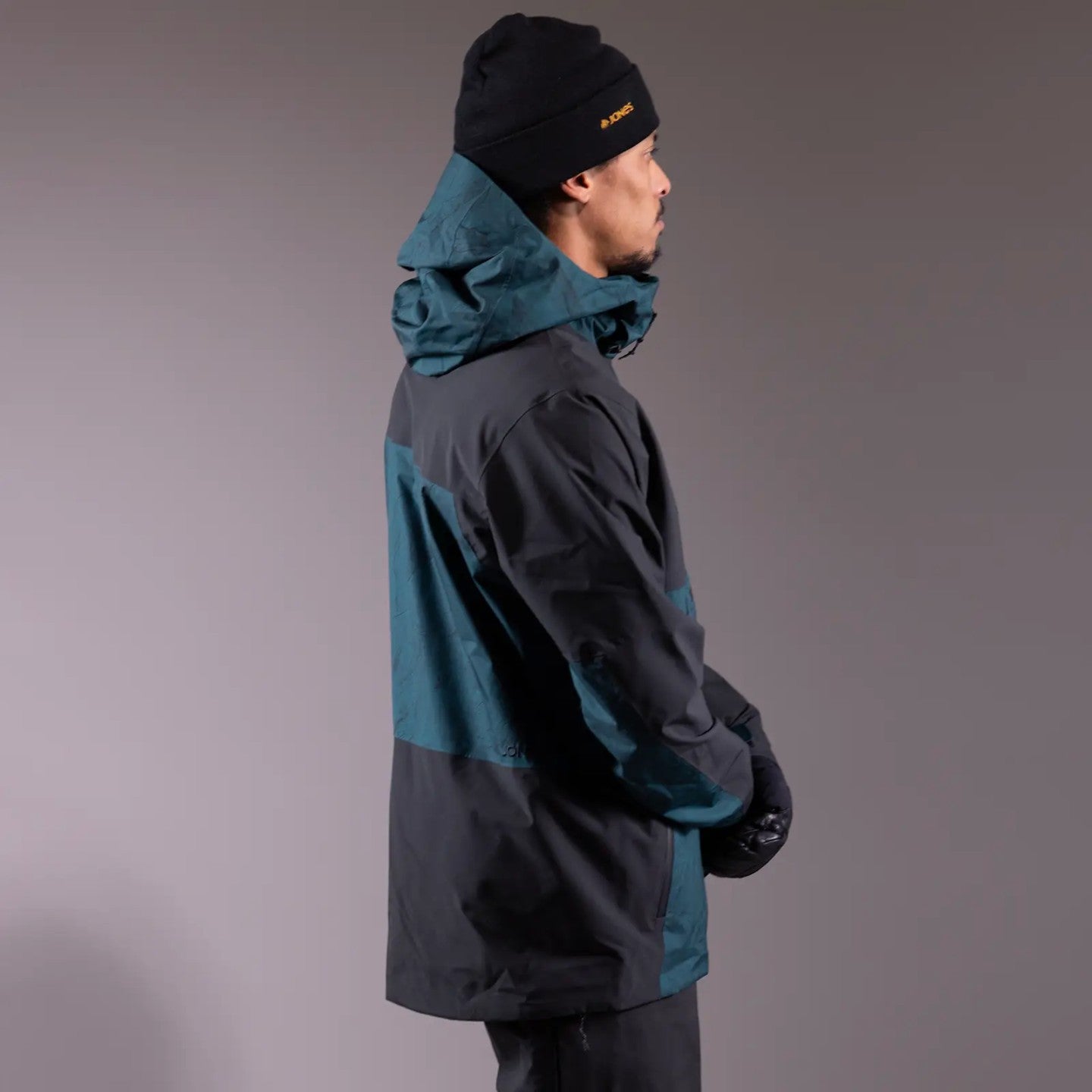 Snow Jacket JONES Mountain Surf Mens Anorak, Pacific Teal 2025