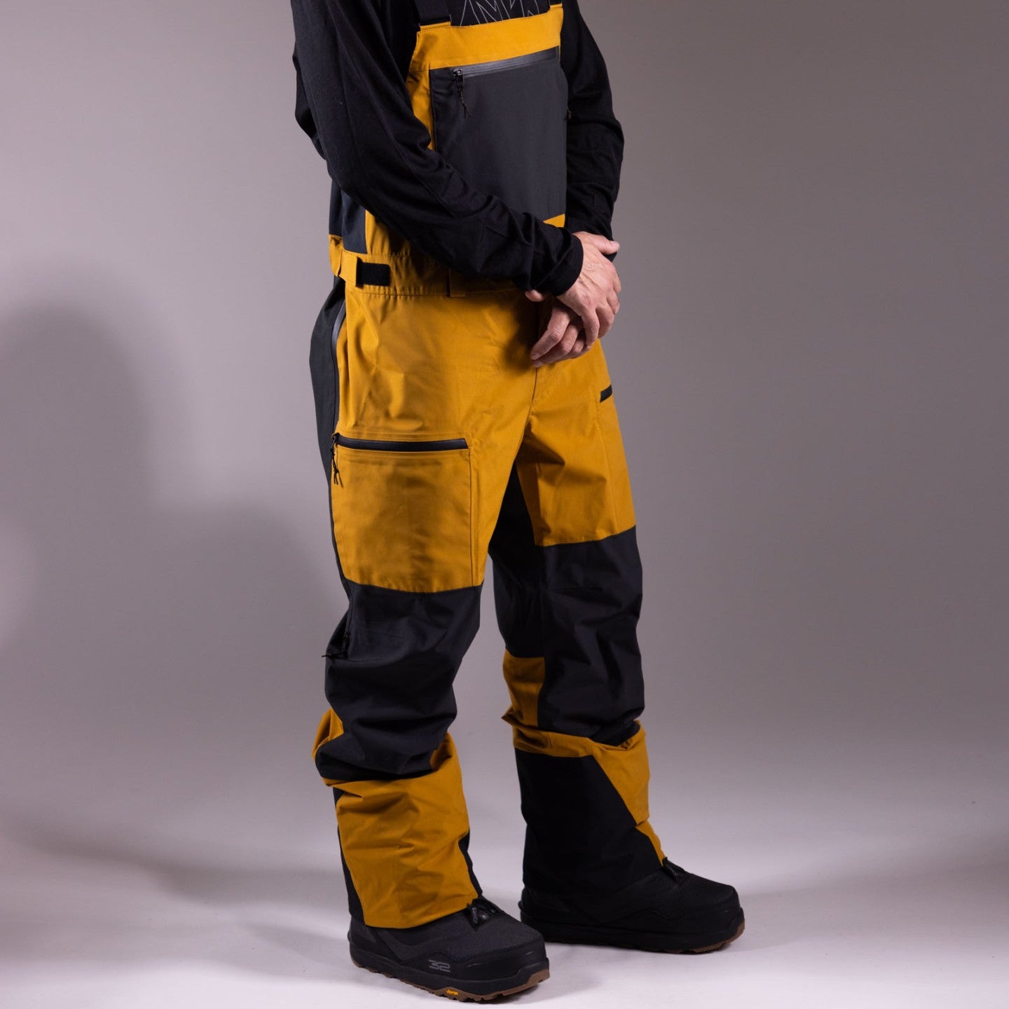 Snow Bib JONES Mountain Surf Bib, Mens- Sierra Brown