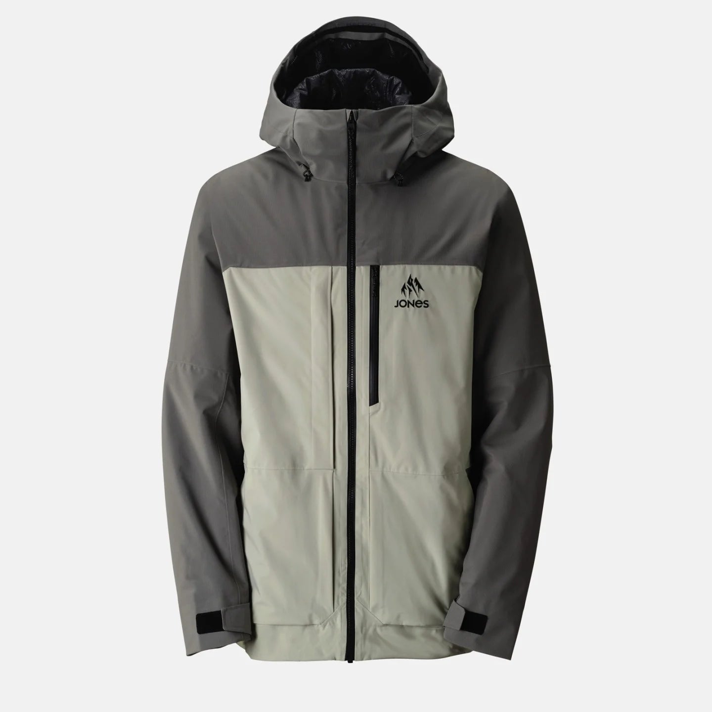 Snow Jacket JONES Mountain Surf Insulated Jacket- Mens, Smoke Grey 2025