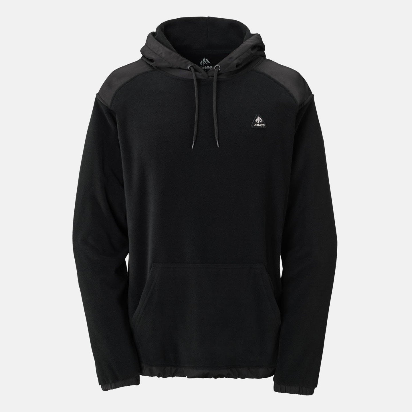 JONES Men's Recycled Fleece Hoodie- Stealth Black