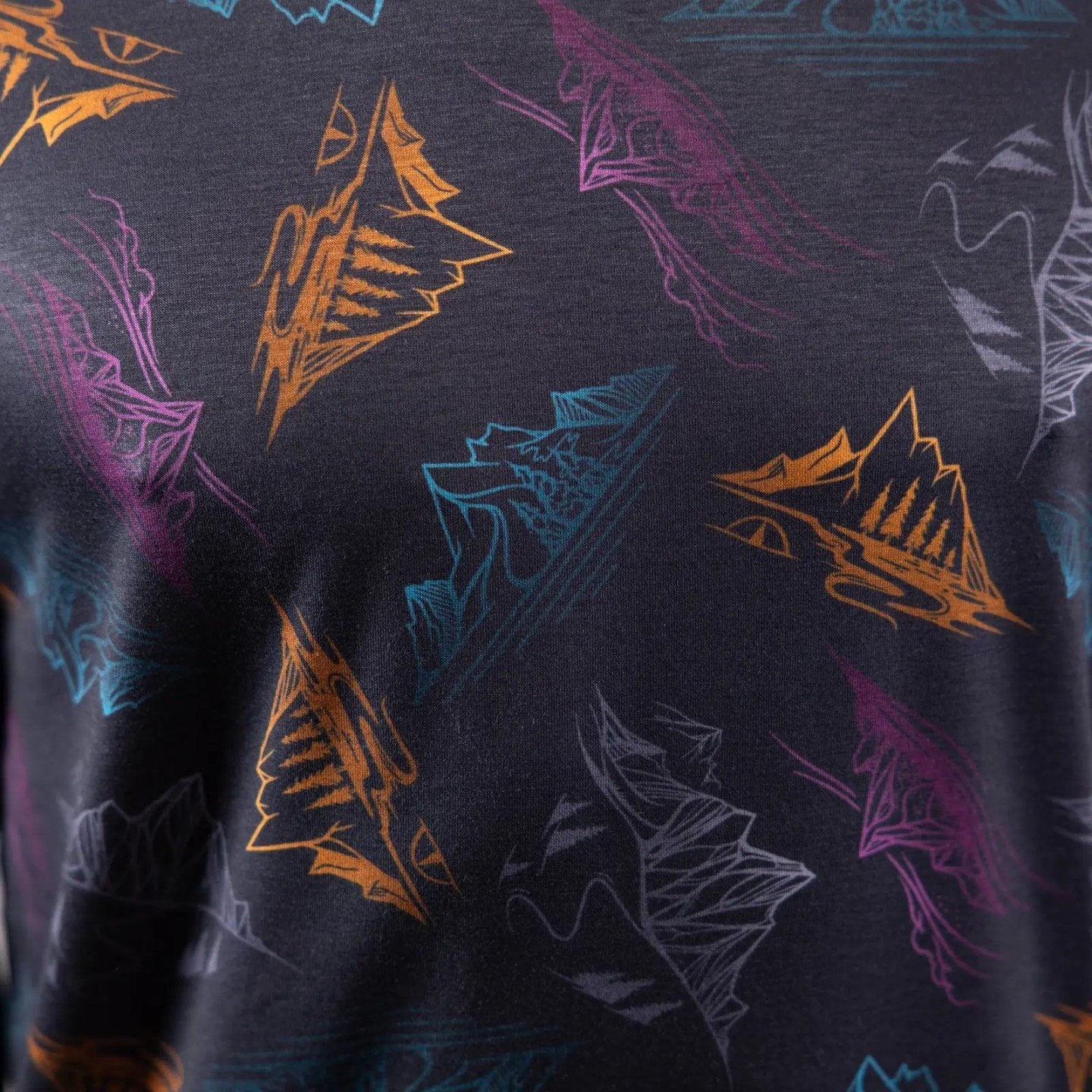 JONES Men's Recycled Long Sleeve Tech Tee- Base Layers- Granite Grey