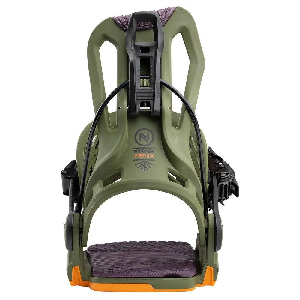 Snowboard Bindings FLOW FENIX- Green 2025