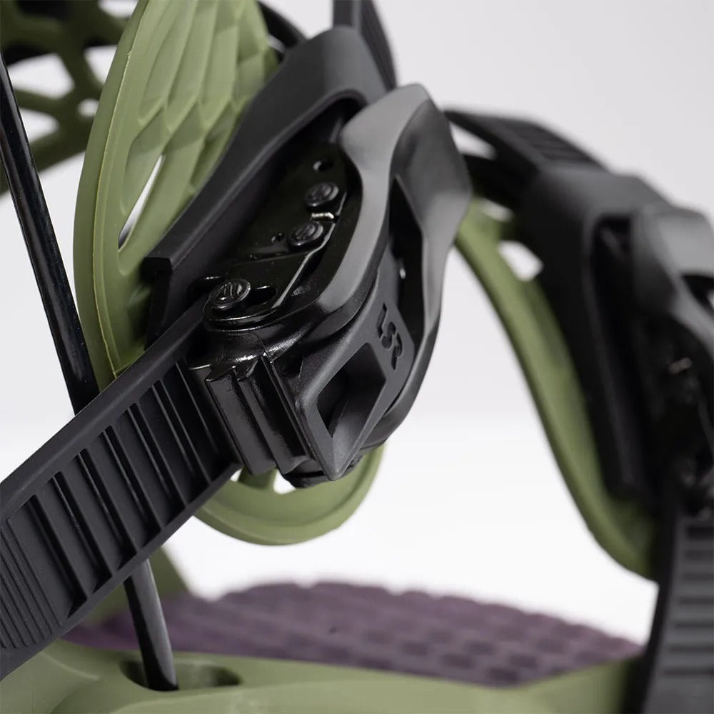 Snowboard Bindings FLOW FENIX- Green 2025