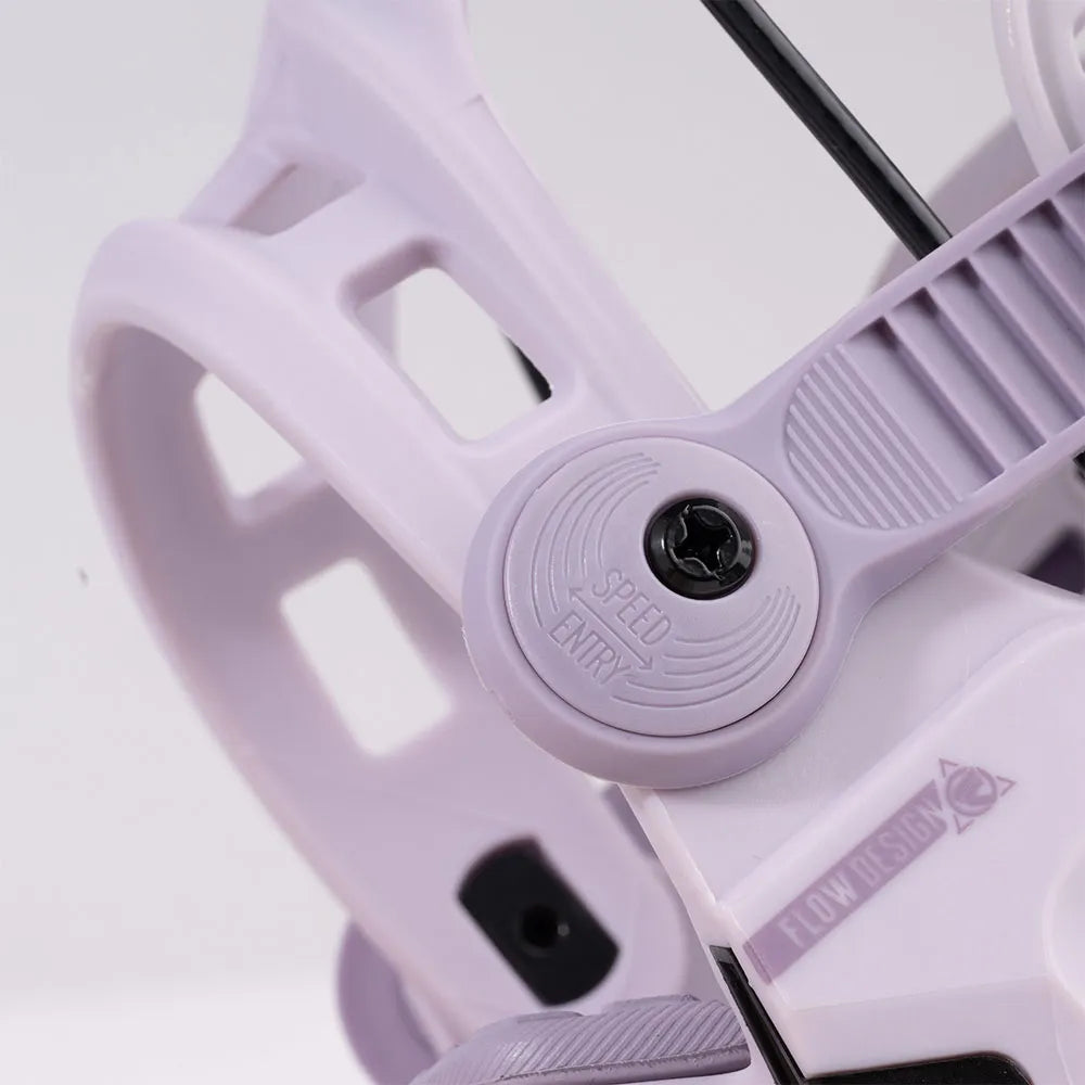 Snowboard Bindings FLOW FENIX- Lavender 2025