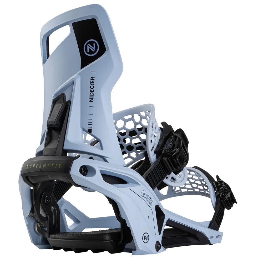 Snowboard Bindings Nidecker SUPERMATIC Cannon Blue NEW 2026