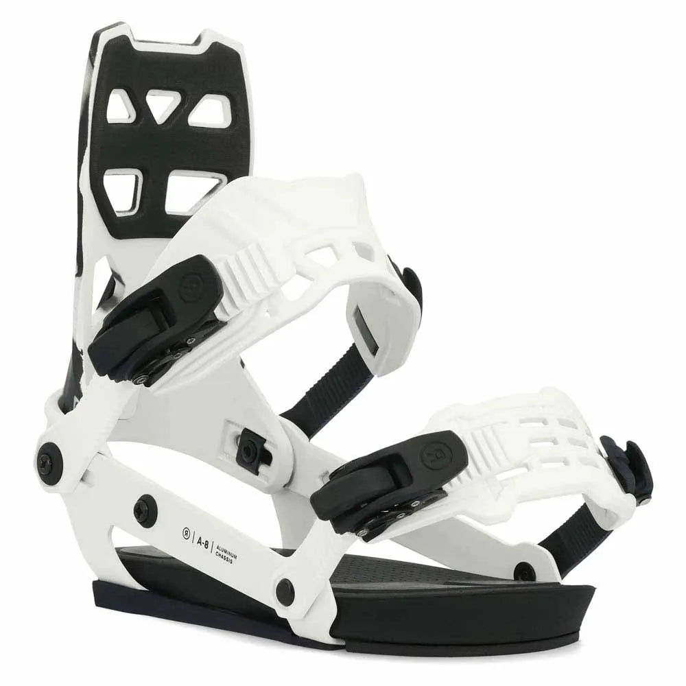 Snowboard Bindings A-8 RIDE , White