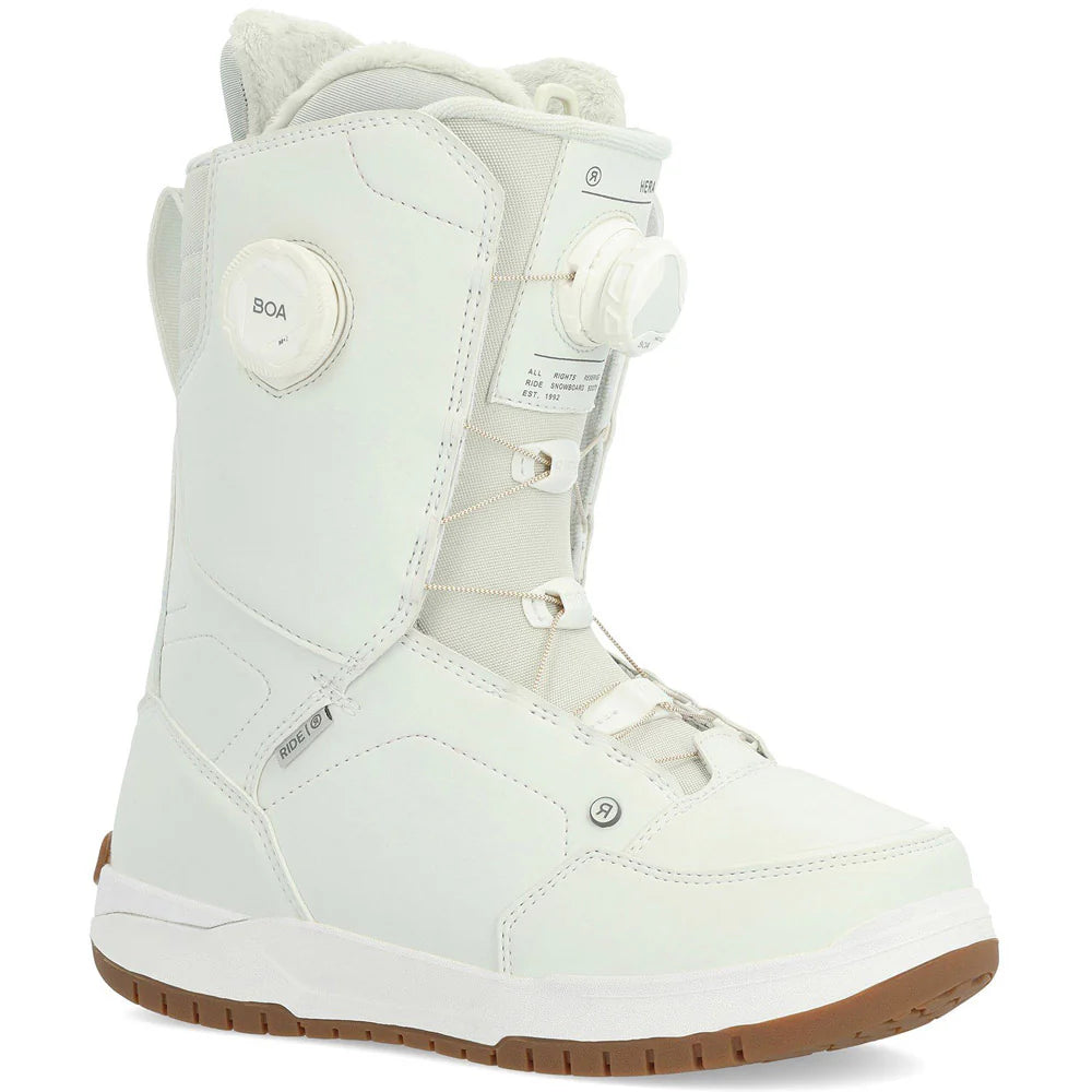 Snowboard Boots RIDE Hera Double Boa, Womens- Stone 2025