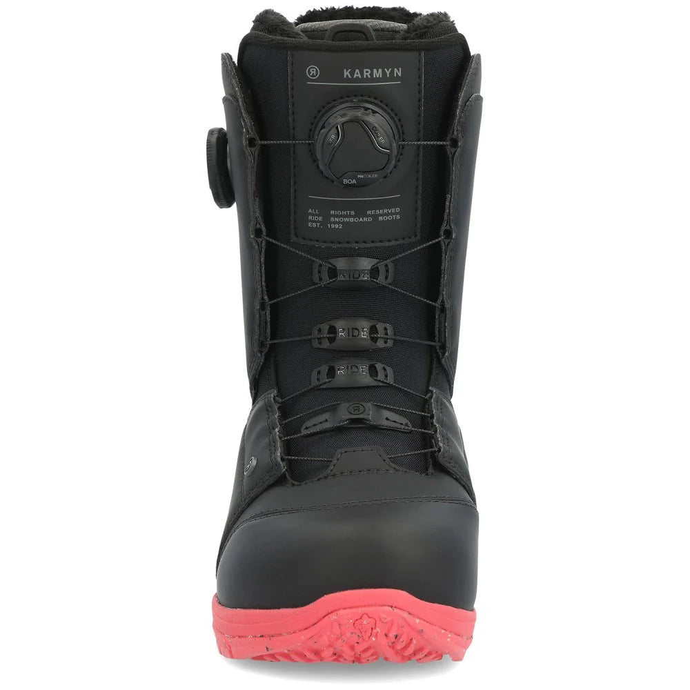 Snowboard Boots RIDE KARMYN ZONAL, Womens- Black & Pink