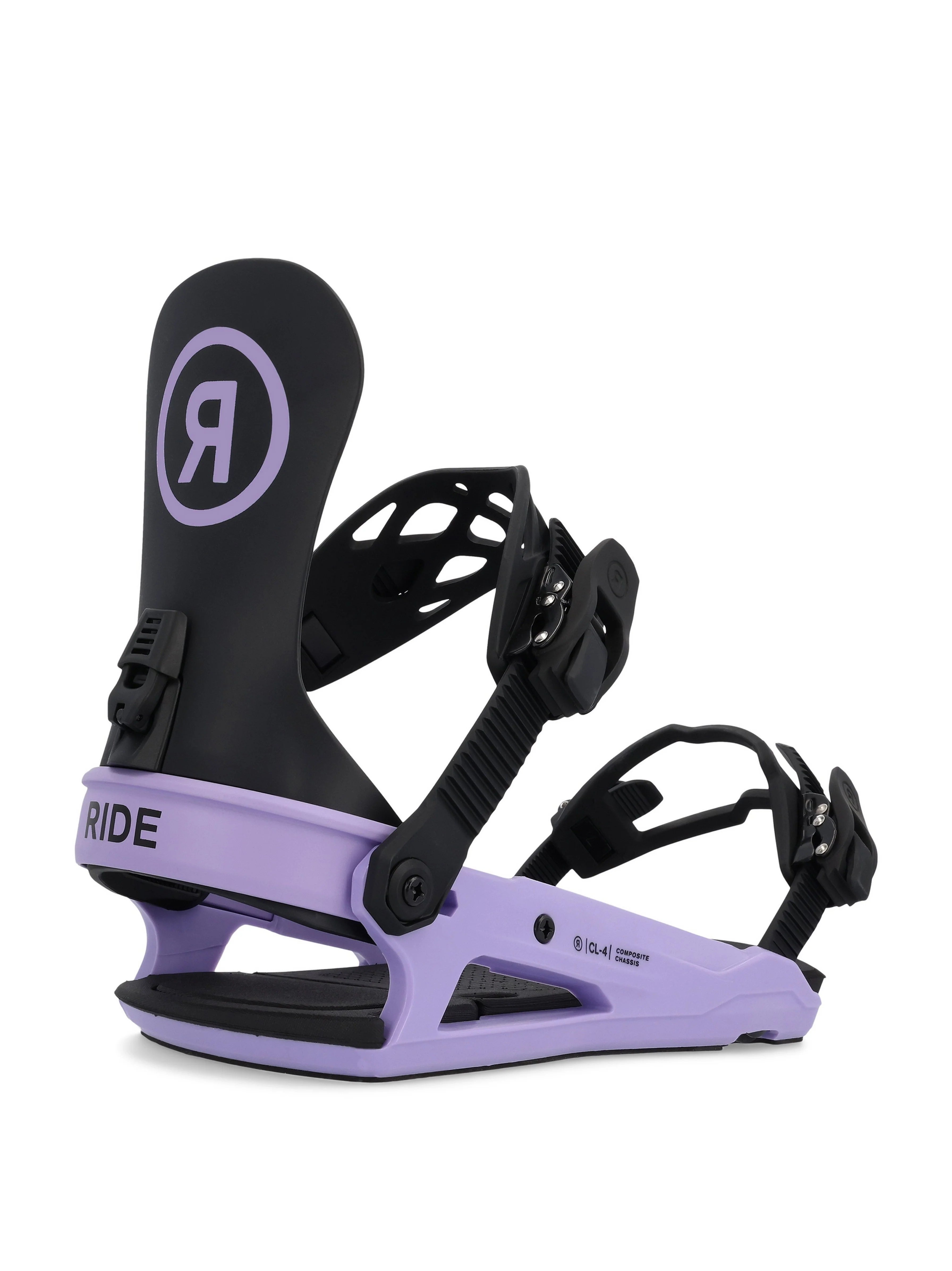Snowboard Bindings RIDE CL-4 - Womens, Violet