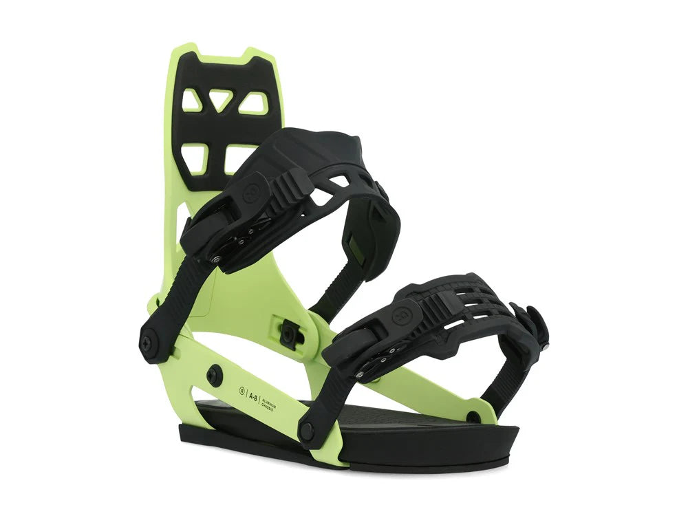 Snowboard Bindings A-8 RIDE, Lime