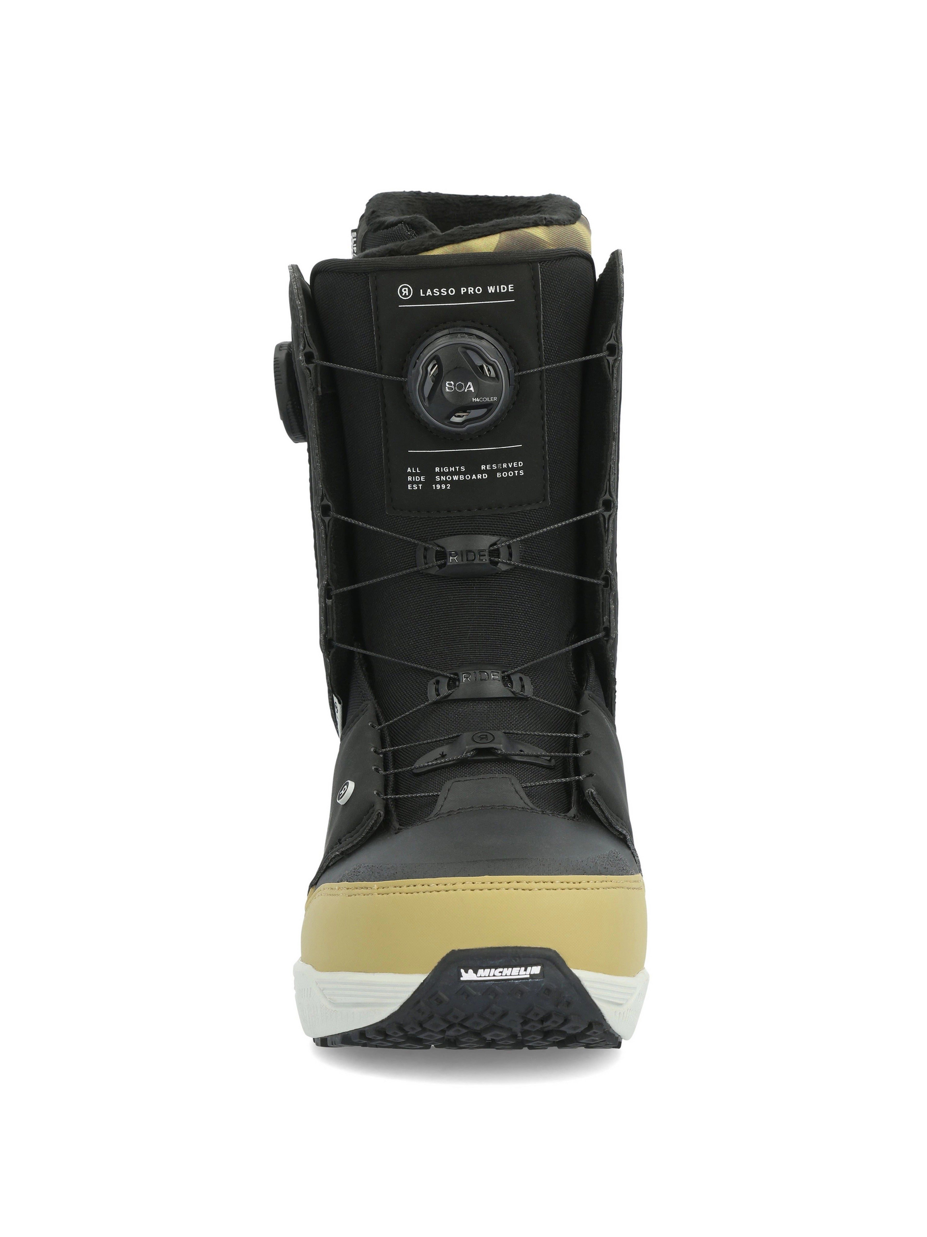 Snowboard Boots RIDE LASSO PRO WIDE DOUBLE BOA, Black
