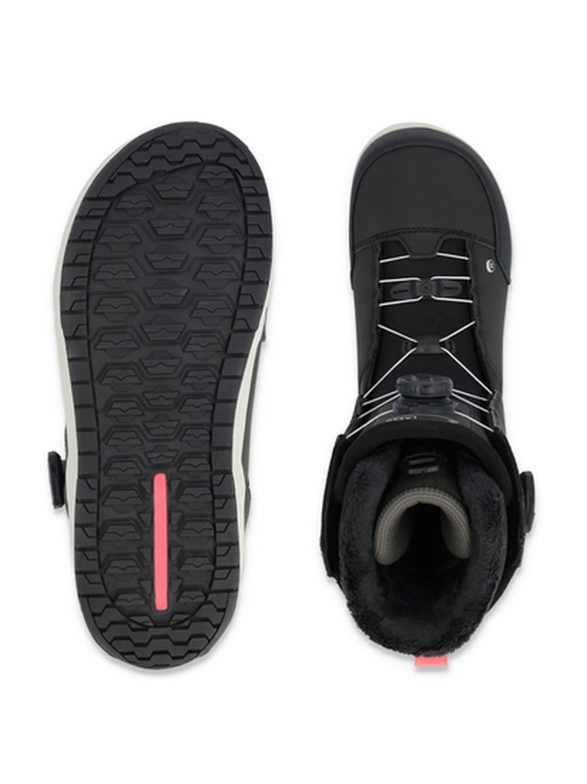 Snowboard Boots RIDE LASSO BOA, Black/ Pink 2025