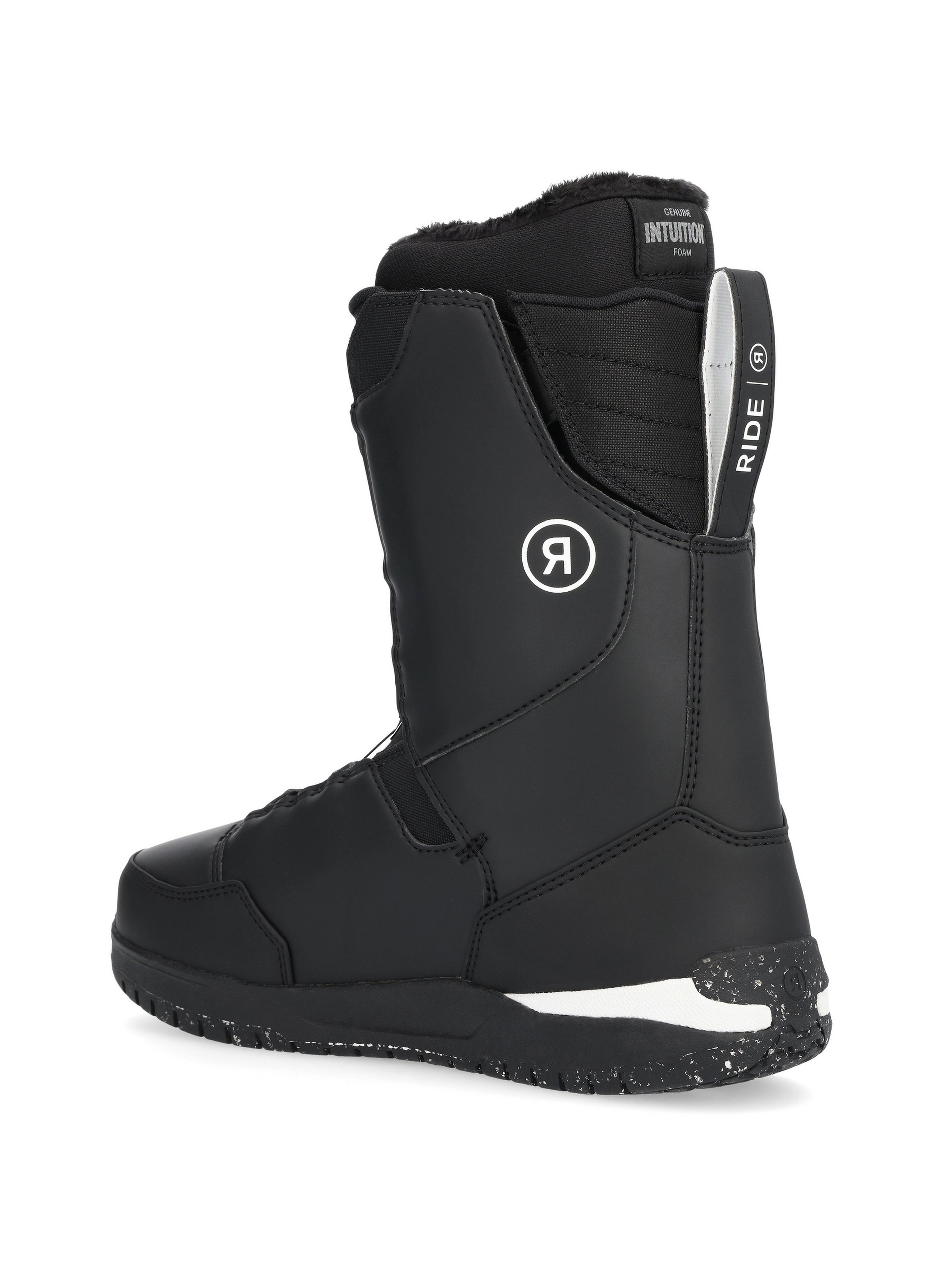 Snowboard Boots RIDE LASSO BOA, Black/White 2025