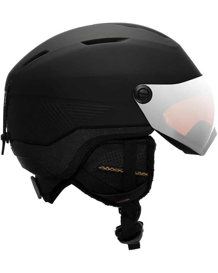 Snow Helmet ROSSIGNOL FIT VISOR IMPACTS HELMET- Womens -Black
