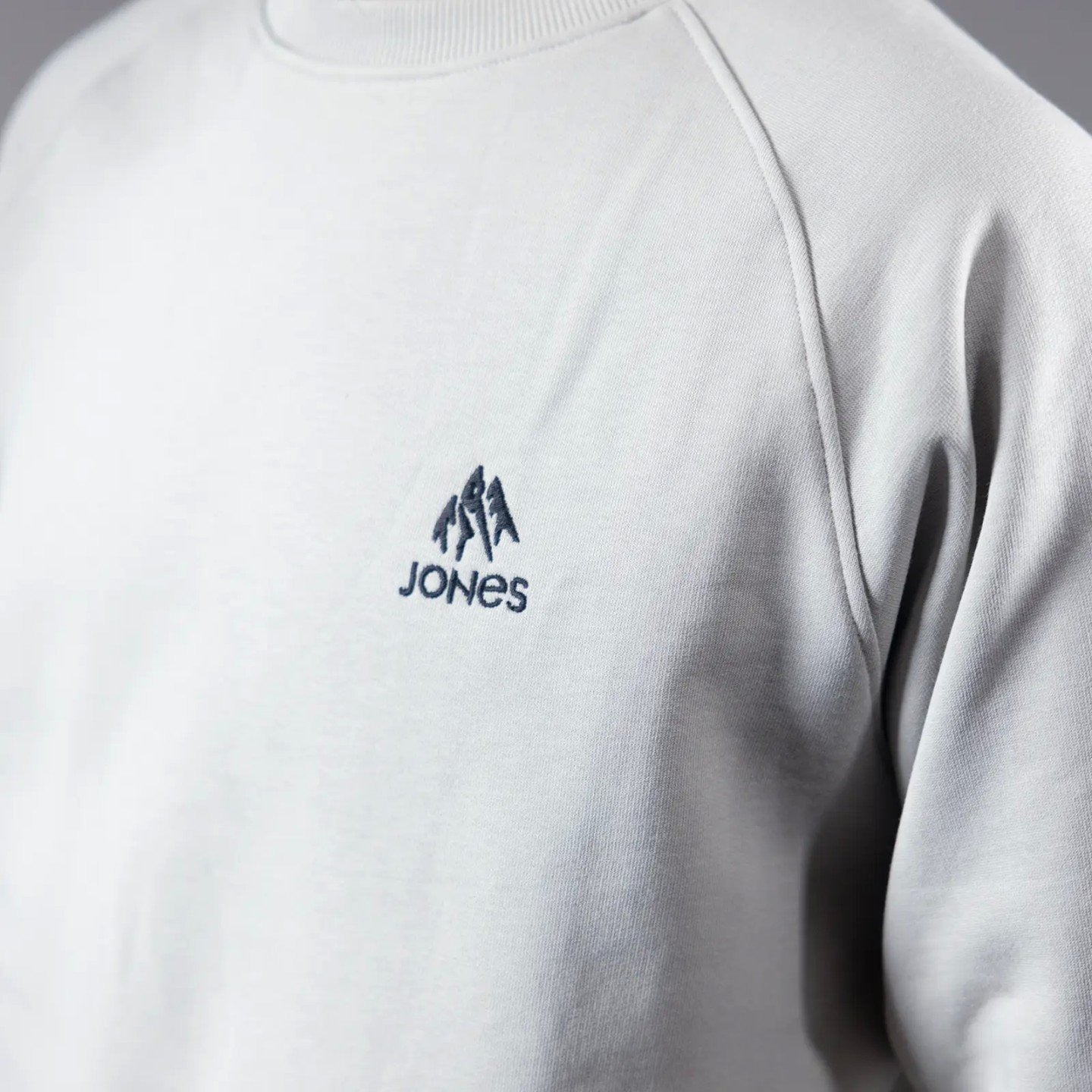 JONES Men's Sierra Organic Cotton Sweatshirt- Smoke Grey