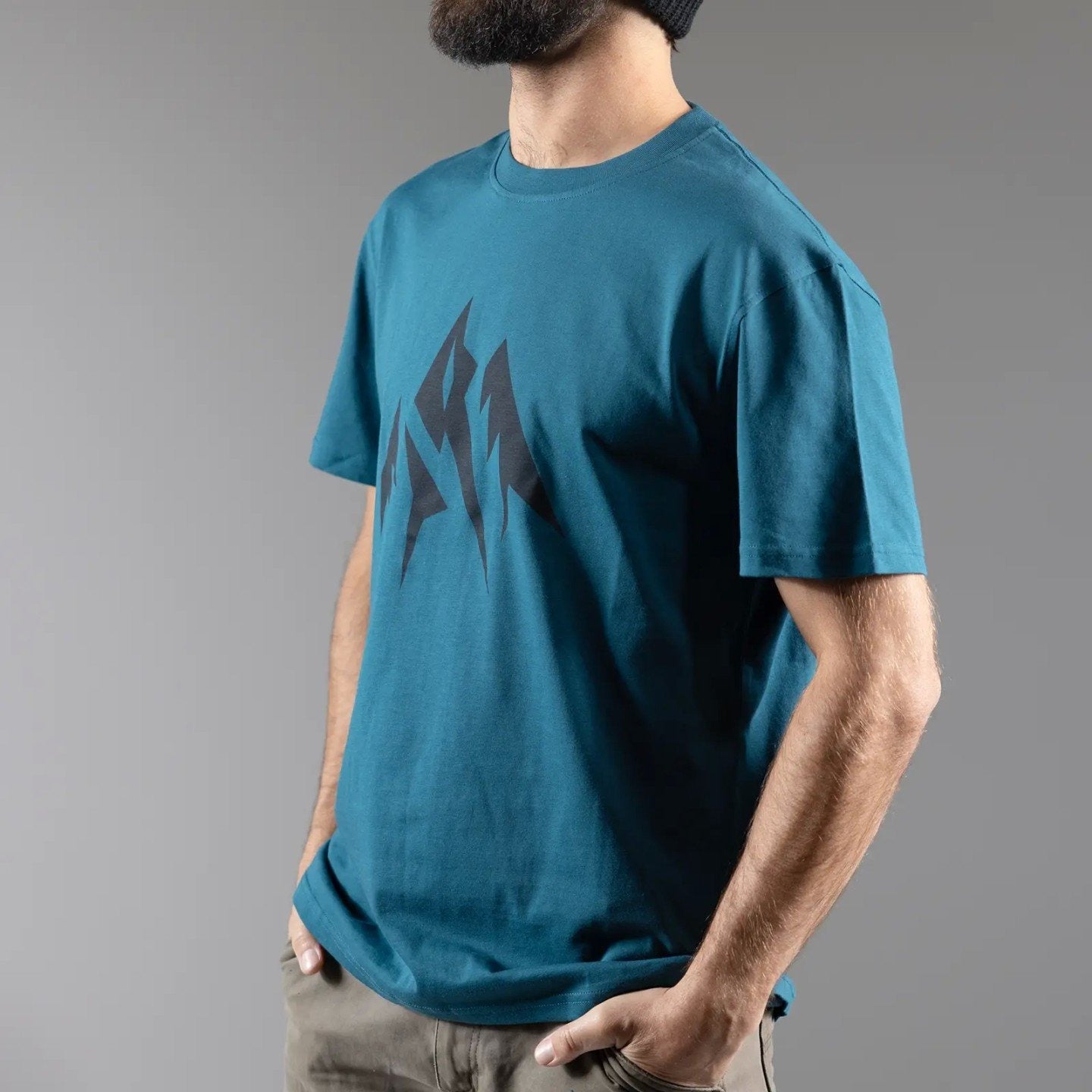 JONES Men's Sierra Organic Cotton Tee- Pacific Teal