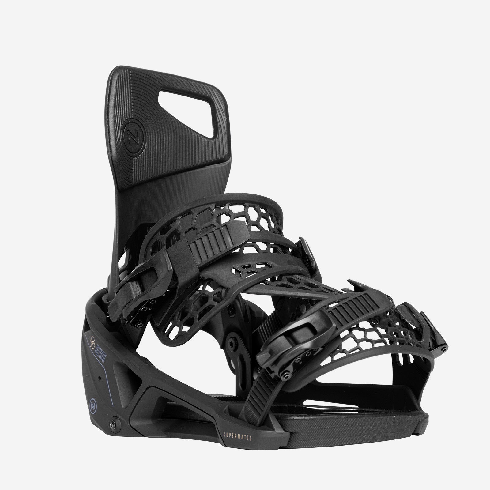 Snowboard Bindings Nidecker SUPERMATIC Black - NEW 2026