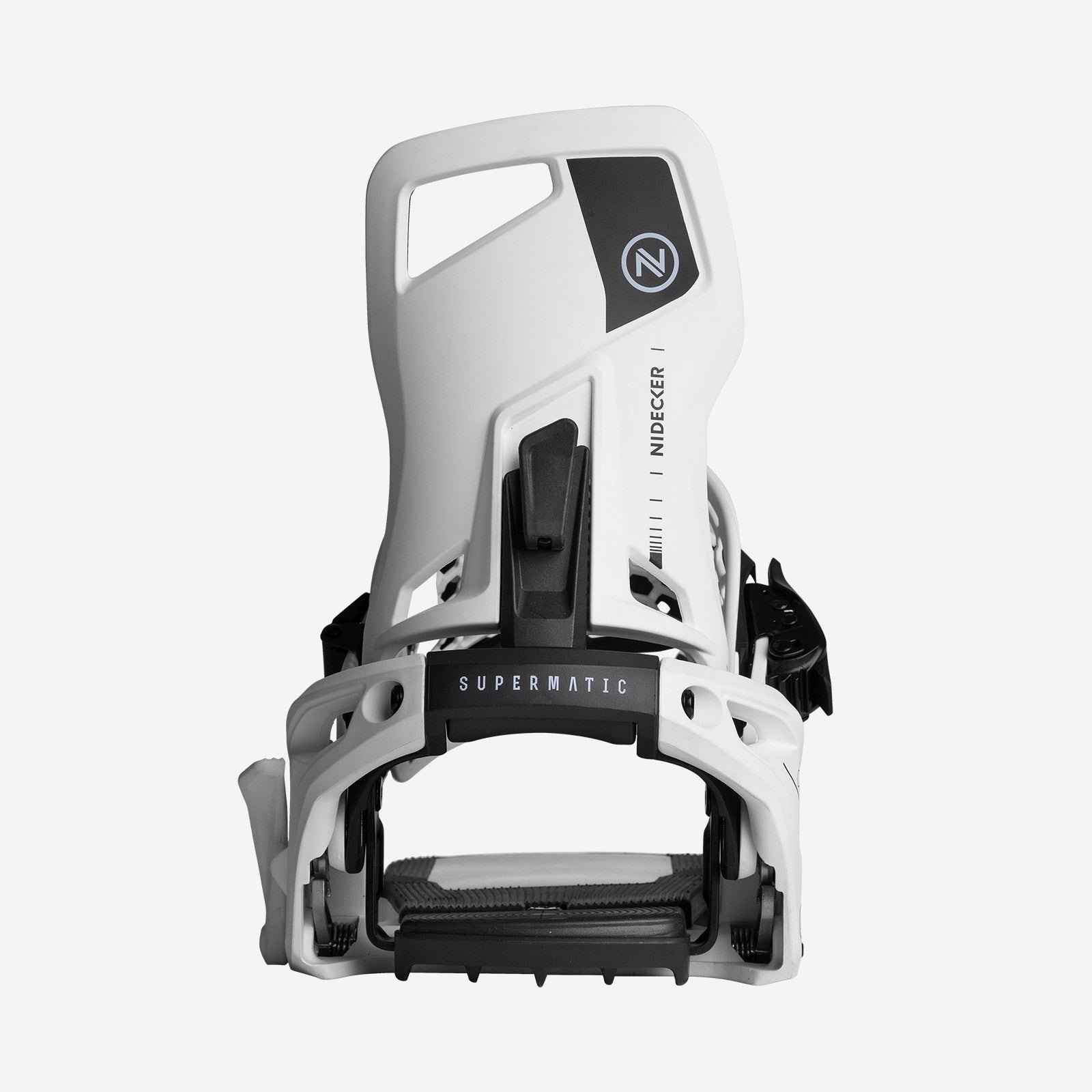 Snowboard Bindings Nidecker SUPERMATIC Bindings - White 2026