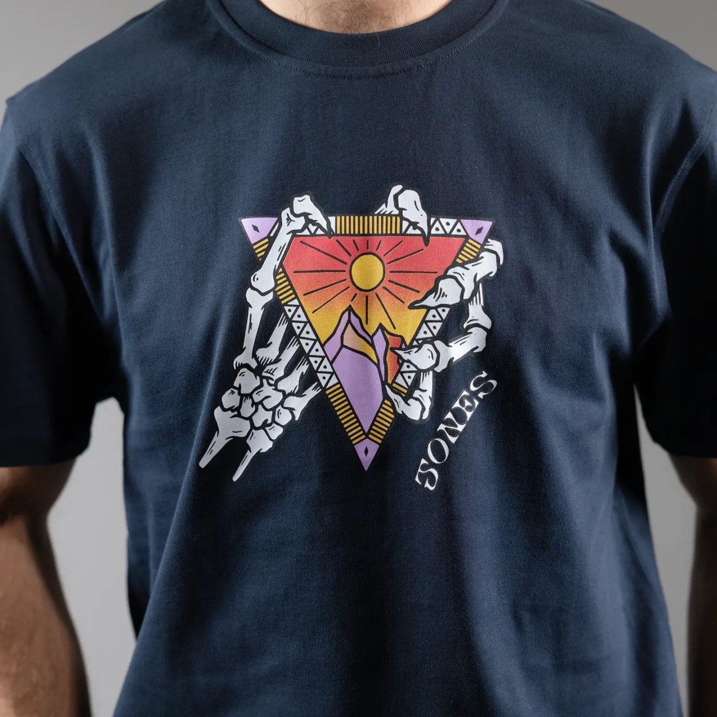 JONES Men's Tweaker Organic Cotton Tee- Stealth Black