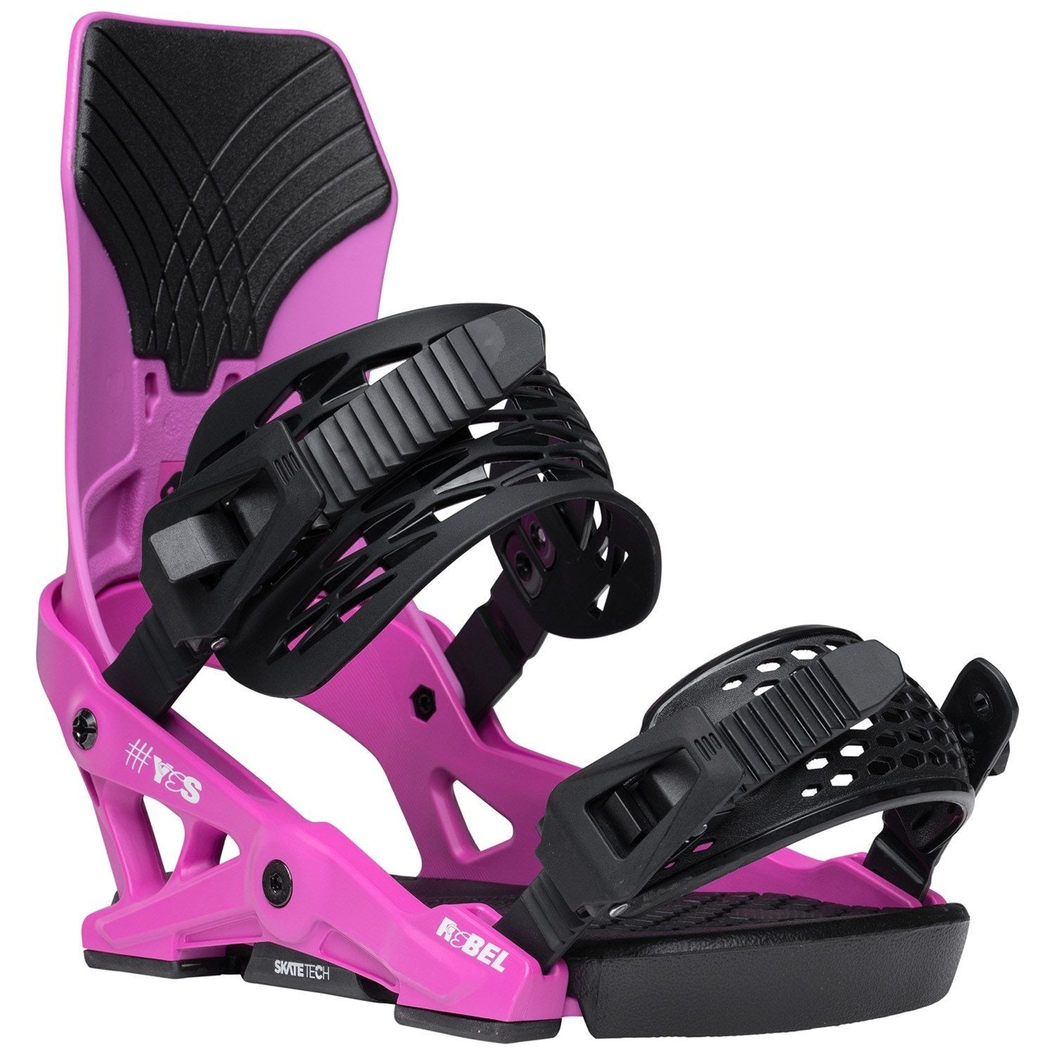 YES Rebel Women's Snowboard Bindings - Party Pink 2026